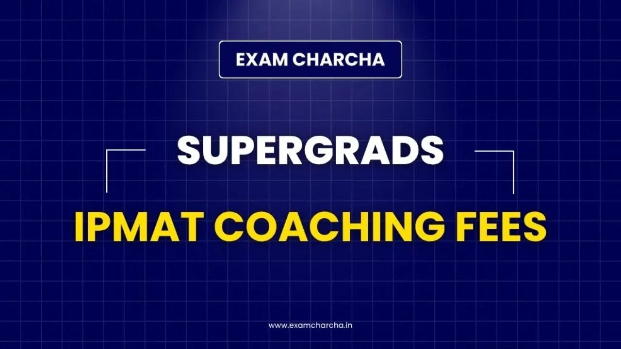 supergrads ipmat coaching fees