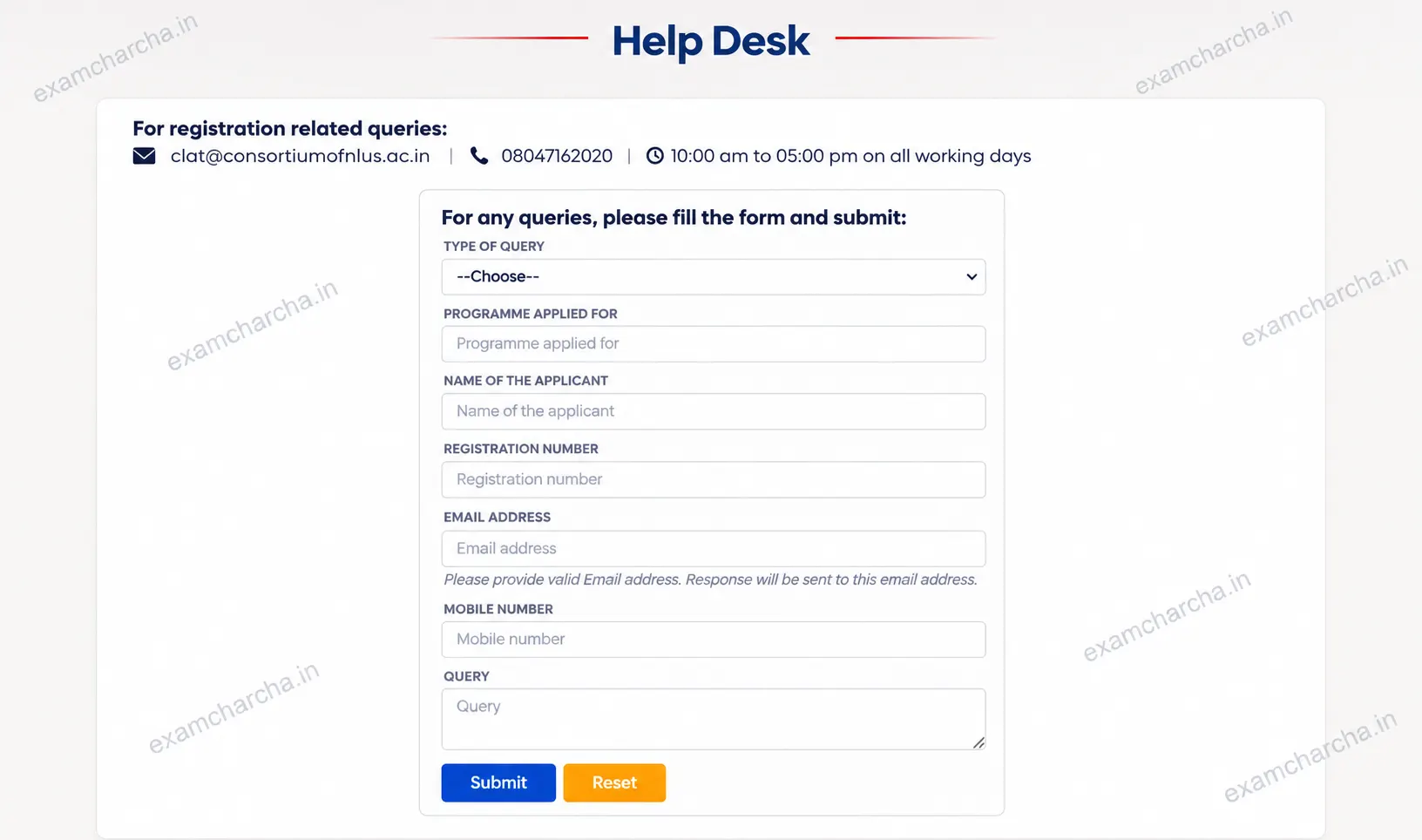 clat application fee