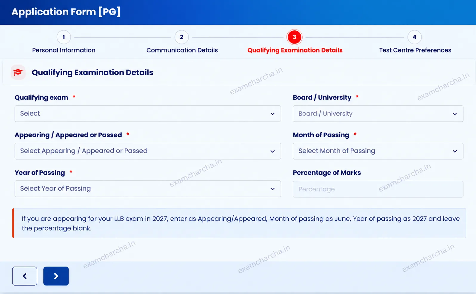 clat qualifying examination details