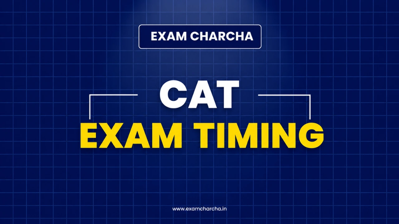 CAT 2026 Exam Slot & Timing: Shift-Wise Schedule, Reporting Time & Details