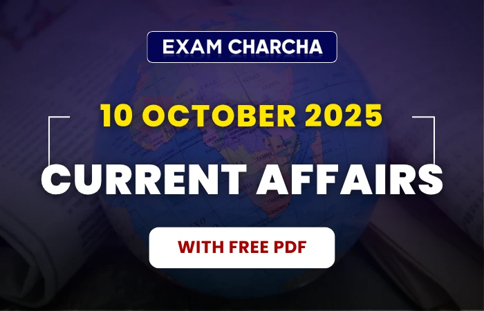 10 October 2025 - Current Affairs With PDF