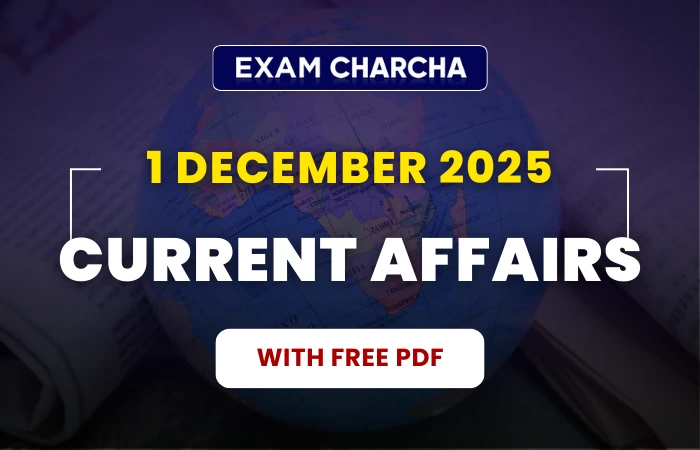 1 December 2025 Current Affairs with free pdf