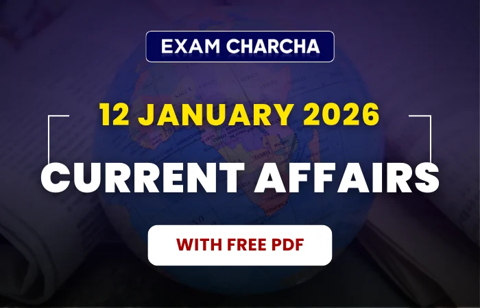 January 12 Current Affairs 2026