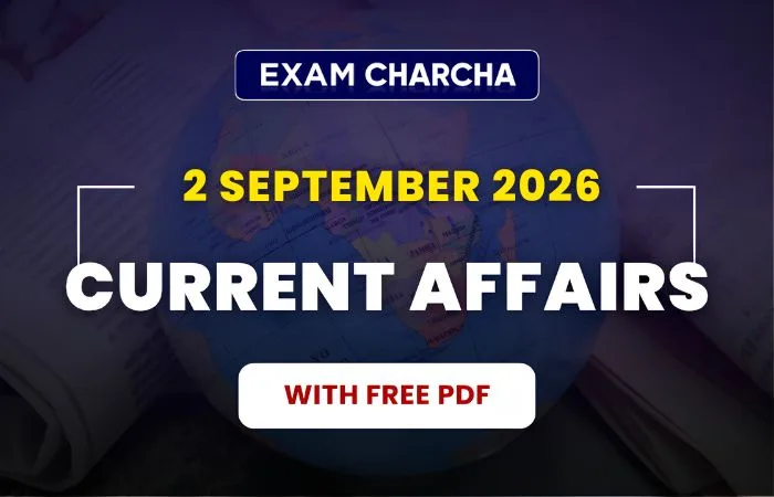 September 2 Current Affairs 2026