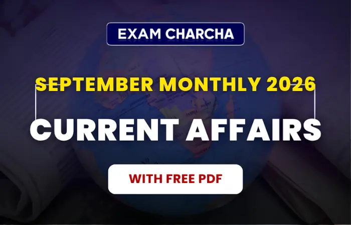 September 2026 Monthly Current affairs