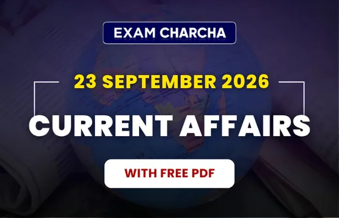 September 23 Current Affairs 2026