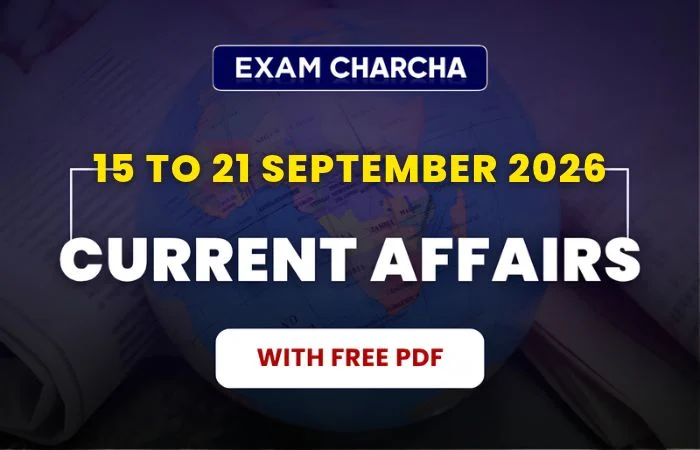 September 3rd Week Current Affairs 2026